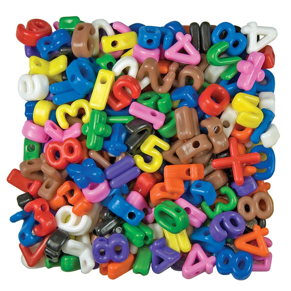 Threading Number Beads