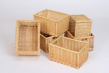 Wicker Basket (Deep Pack Of 6)