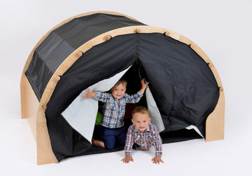 Play Pod W/Canopy + Furnishings - Black