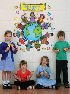 Kids Around The World Bulletin Board Set