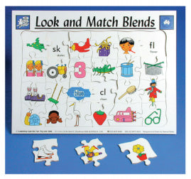 Look And Match Blends Puzzle