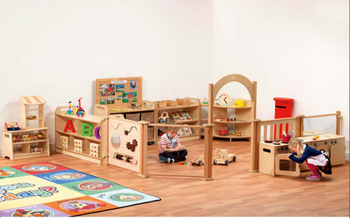 Imagination Zone w/wicker baskets