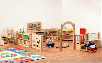 Imagination Zone w/wicker baskets