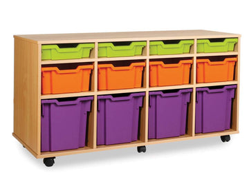 12 Variety Tray Storage Unit Unit  for classroom storage