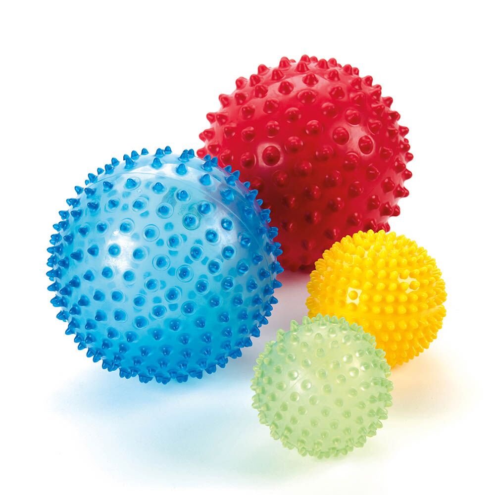 Soft and Textured Sensory Balls 4pk