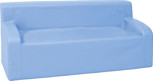 Sofa with armrests - blue