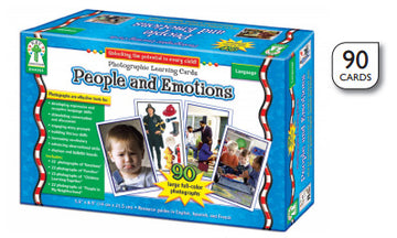 People And Emotions Learning Cards