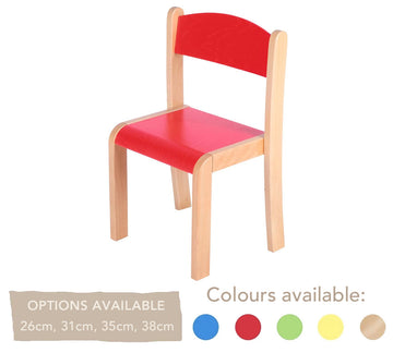 Philip Wooden Chair - All Heights & All Colours