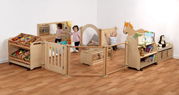 Baby Enclosure Zone with Large Baskets