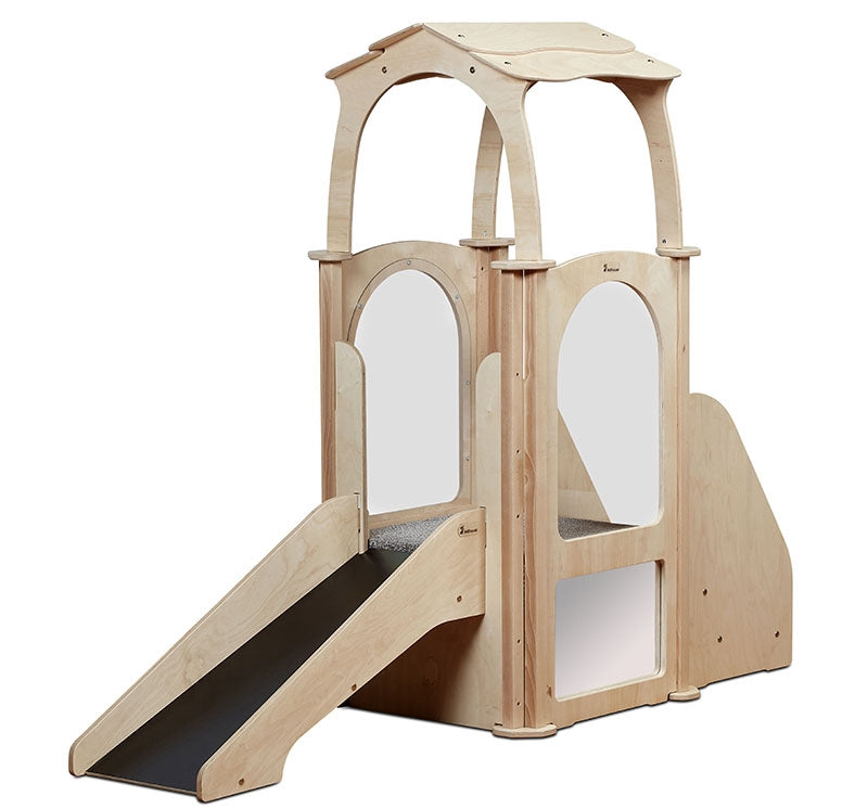 Step & Slide Kinder Gym w/Roof Playscape