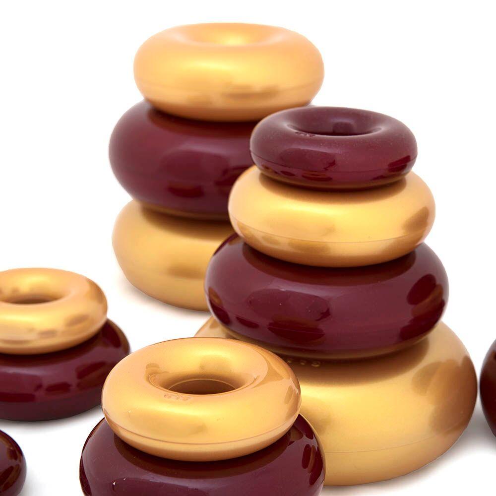 Marvellous Metallics Coloured Stacking Donuts 16pk