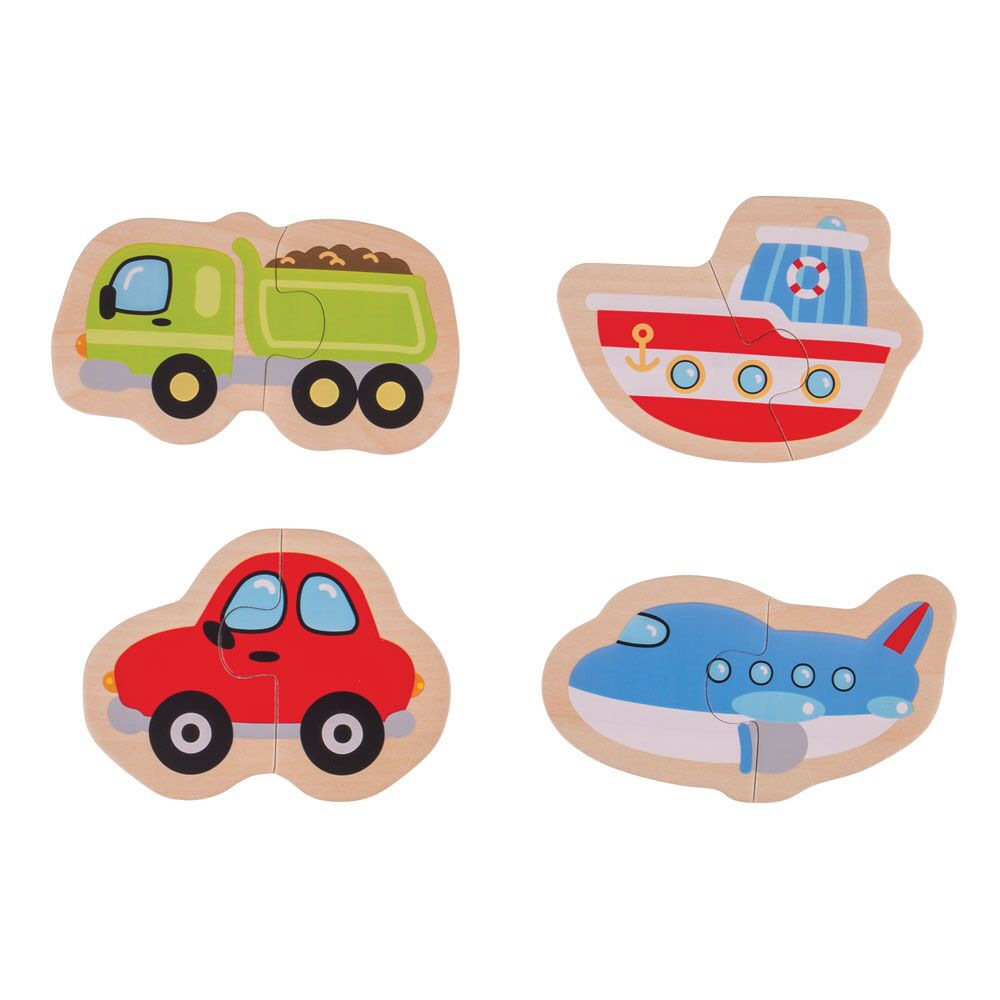 Two Piece Puzzles Pack OF 4 (pk1)