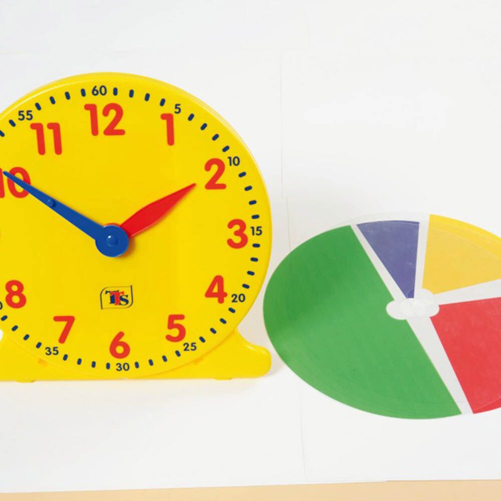 TTS Colourful Classroom Clock 1pk