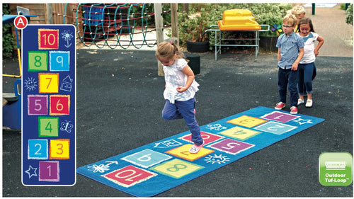 Hopscotch Outdoor Mat