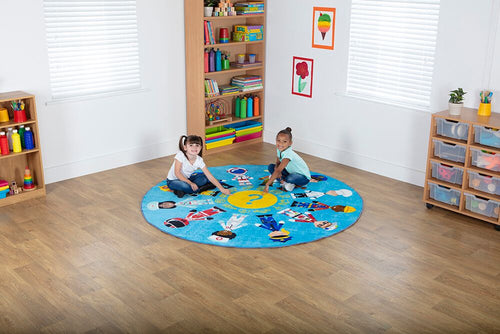 NEW: Professions Circular Carpet
Thick & Soft Tuf-Pile™, 2x2m