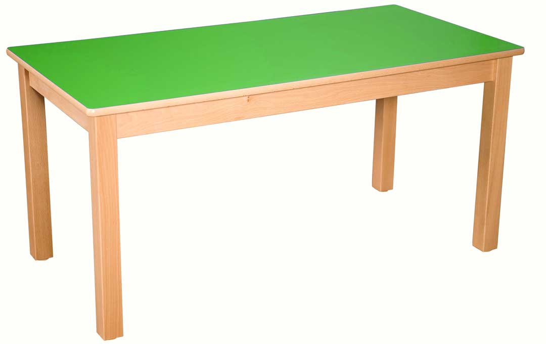 Rectangular Table Green - 71Cm