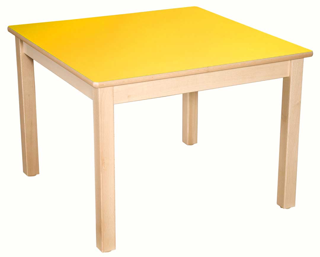 Square Wooden Table All Heights & All Colours