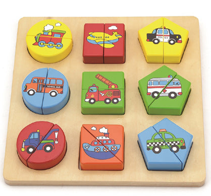 Shape Block Puzzles - Set of 2