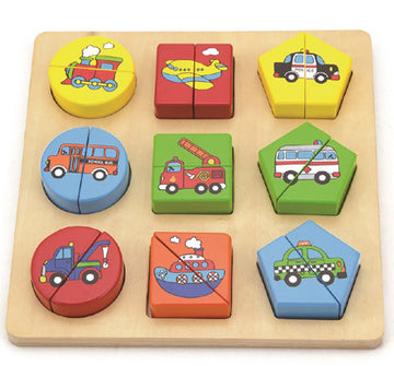 Shape Block Puzzles - Set of 2