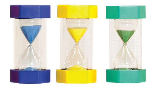 Large Visual Sand Timer - 3 Minute Yellow