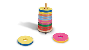 Bi- Colour Donut Cushions & Trolley Set of 12 - EASE