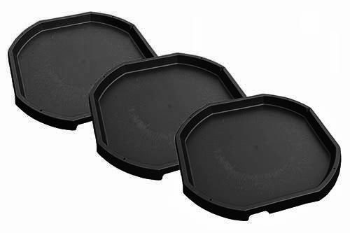 Black Tuff Spot Tray for Kids - Large Plastic Messy Play for Sand