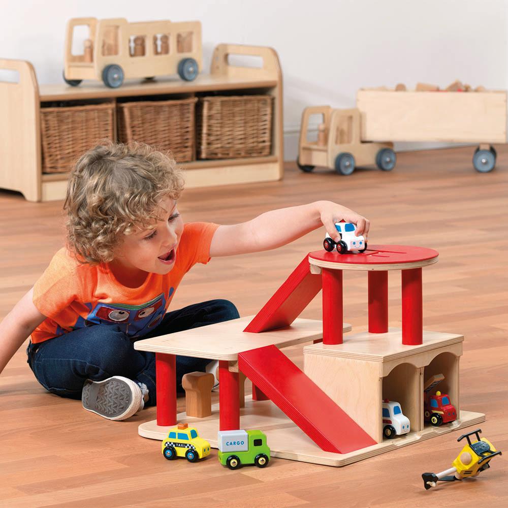Small World Toddler Wooden Garage