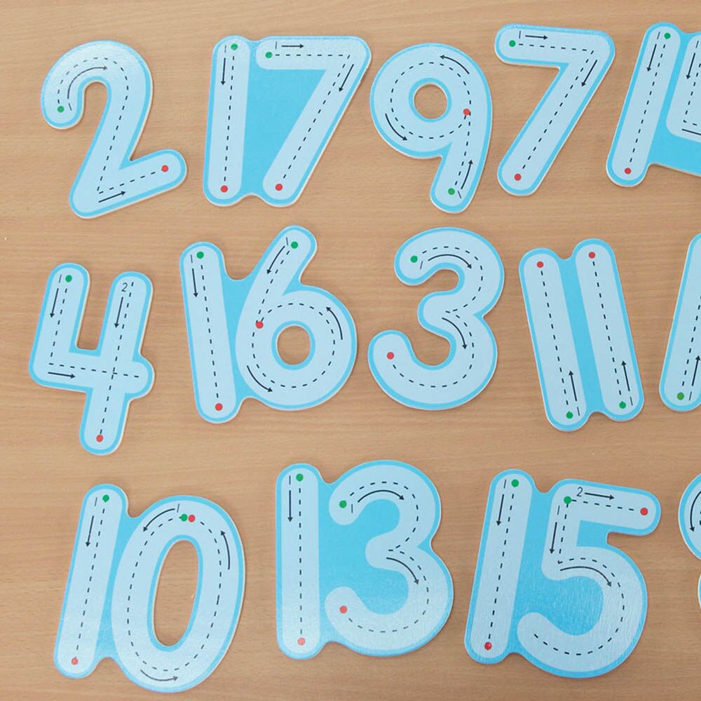 Wooden Wipe Clean Number Formation Set 1-20