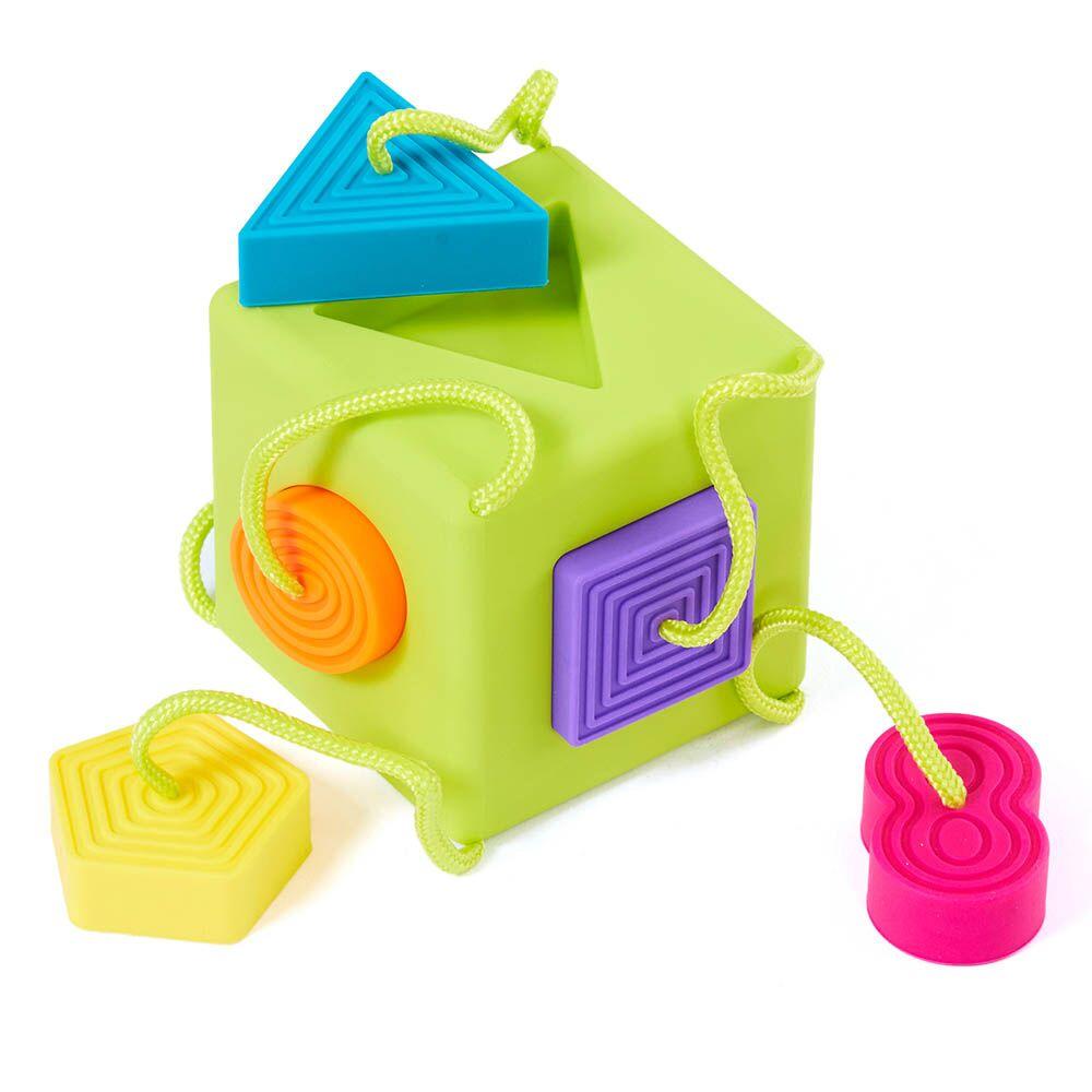 Tactile Shape Sorting Rubber Cube