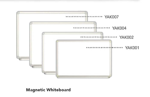 Classroom Whiteboard - 60X90cm (Magnetic)