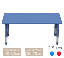 Adjustable Rectangular Polyethylene Table All Colours and Heights