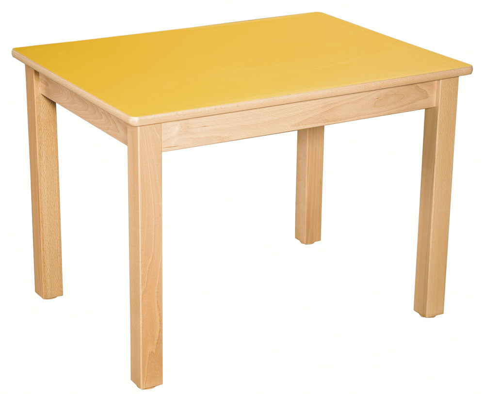 Rectangular Table Yellow All Heights
